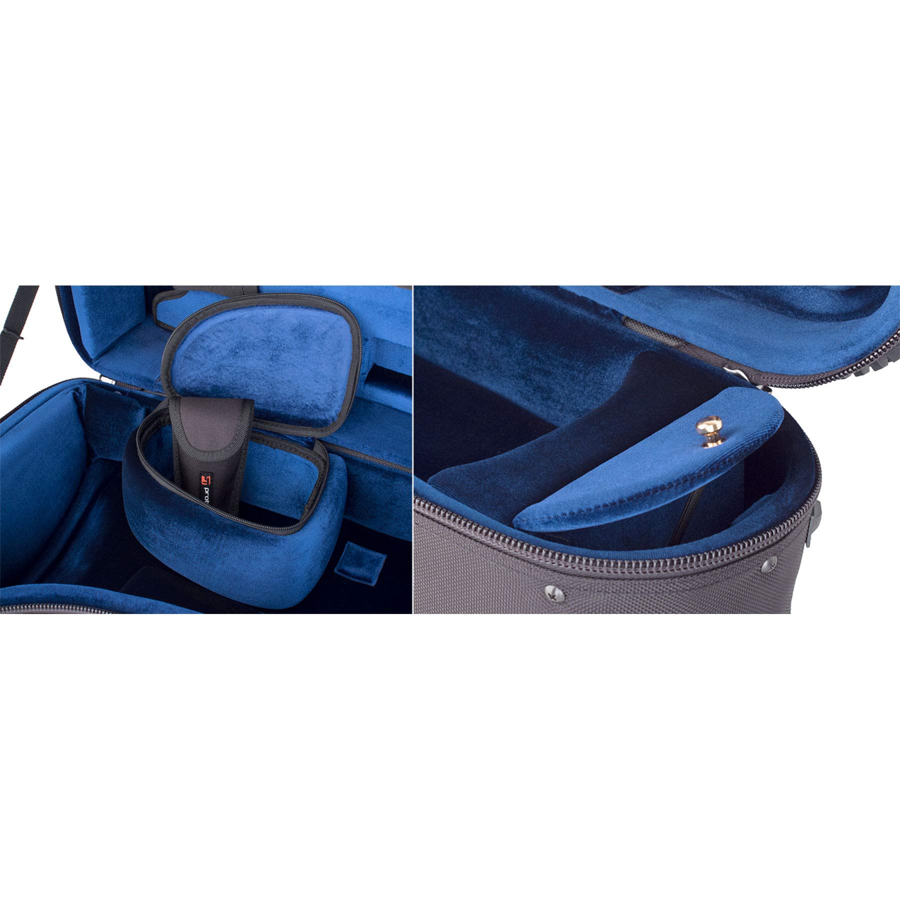 Protec PB309CT Contoured PRO PAC Case for Bass Trombone - Durable Protective Cover with Custom Fit | Perfect for Travel, Performances & Storage
