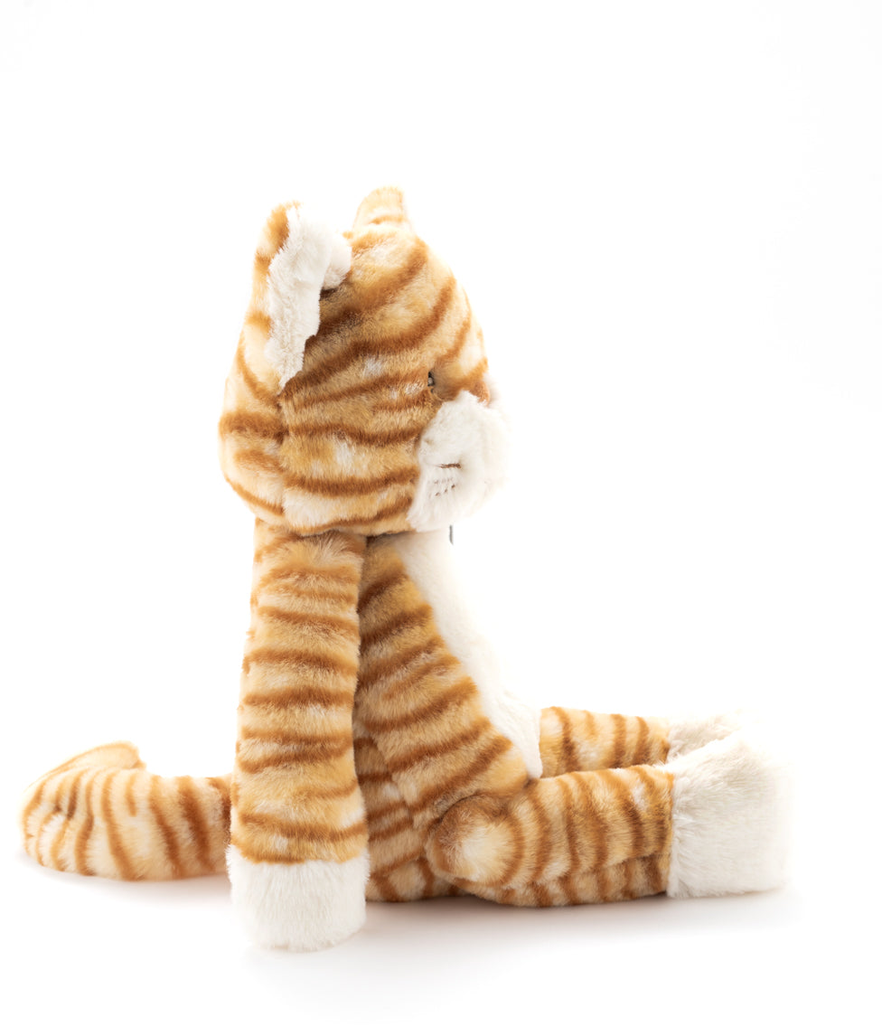 Ginger The Cat - Adorable Plush Stuffed Animal Toy for Kids & Adults - Perfect for Cuddling, Gifts, and Home Decor