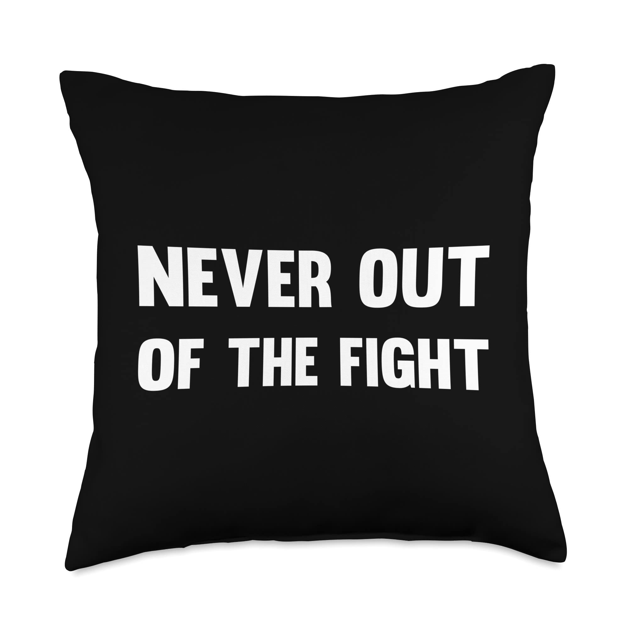Motivational Workout Fitness Sports Throw Pillow 18x18 Inch - Inspirational Gym Home Decor for Athletes & Fitness Enthusiasts - Perfect for Couches, Beds, Workout Rooms & Yoga Studios