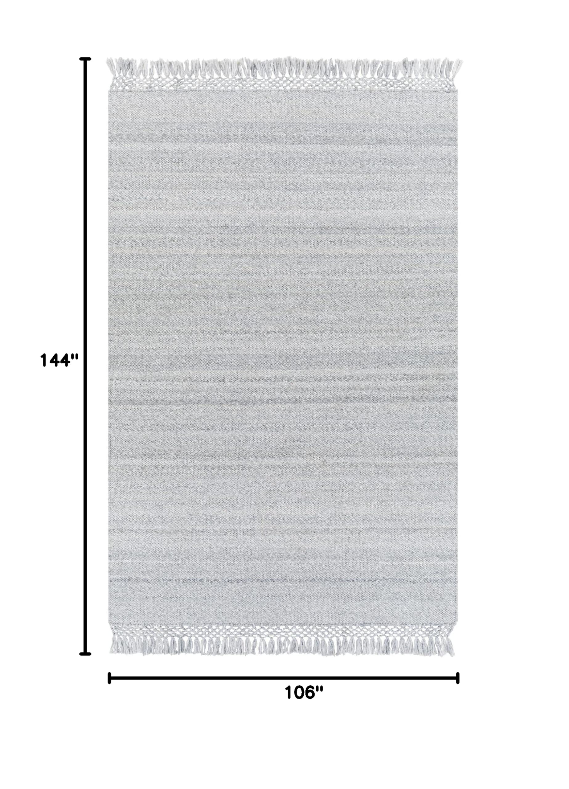 Mark&Day 9x12 Sloten Modern Light Gray Area Rug - Soft & Durable Grey Carpet for Living Room, Bedroom, Kitchen - Perfect for Home Decor, Office & High Traffic Areas (8'10