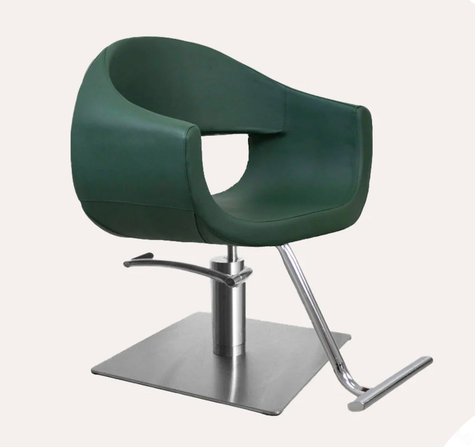 Luna Salon Chair - Professional Hydraulic Styling Chair for Hairdressers & Barbers - Adjustable Height & Swivel Base - Perfect for Salons, Barber Shops & Home Use