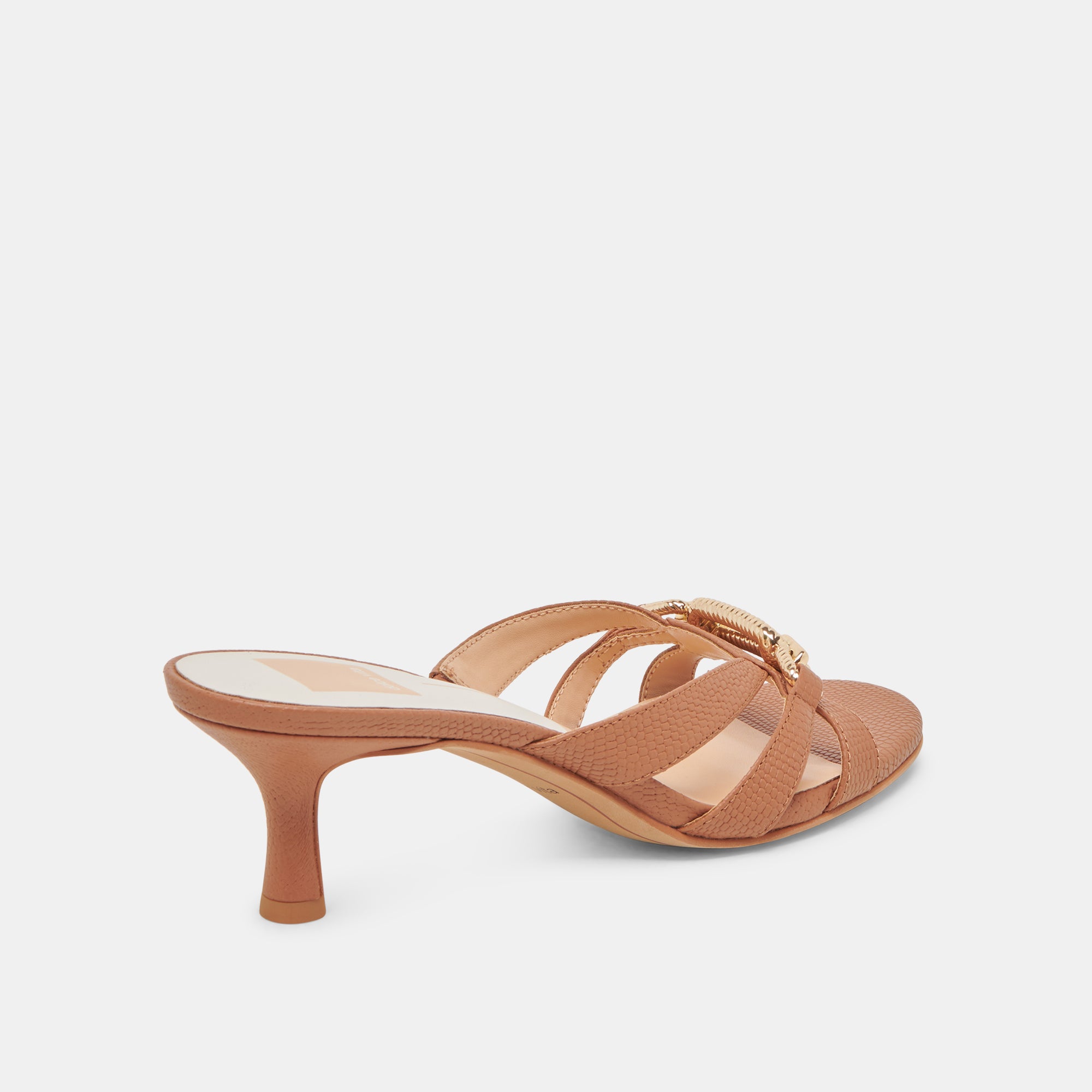 LERAH Women's Heels - Saddle Embossed Leather High Heels for Women | Comfortable & Stylish Dress Shoes for Office, Party & Evening Events