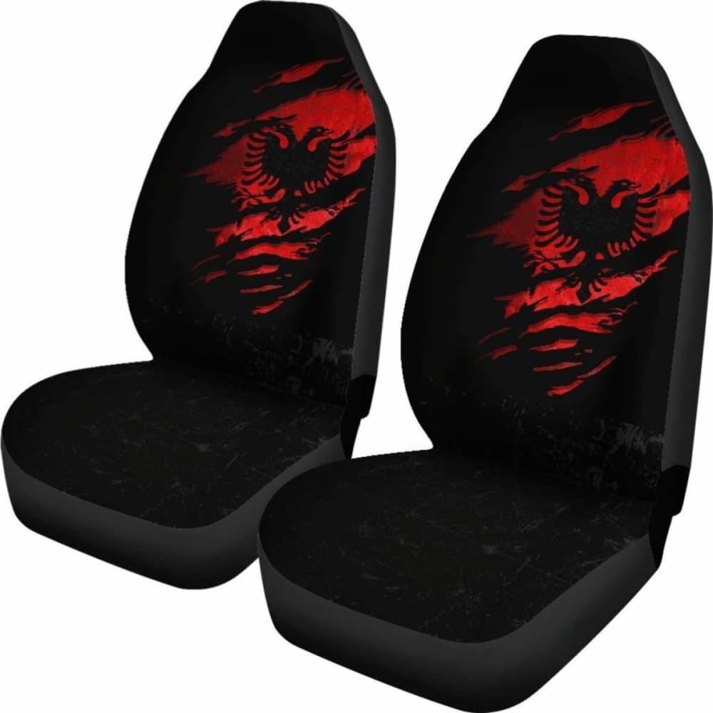 Premium Grunge Style Car Seat Covers (Set of 2) - Universal Fit for Most Vehicles - Durable & Stylish Protection for Cars, Trucks & SUVs - Perfect for Road Trips & Daily Commutes