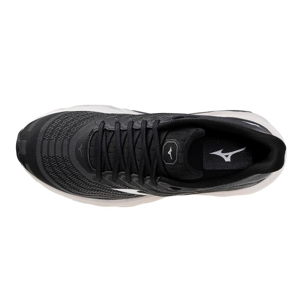 Men's Wave Horizon 8 WIDE Running Shoes (9000 Black/White) - Comfortable Athletic Sneakers for Jogging, Gym Workouts & Daily Wear