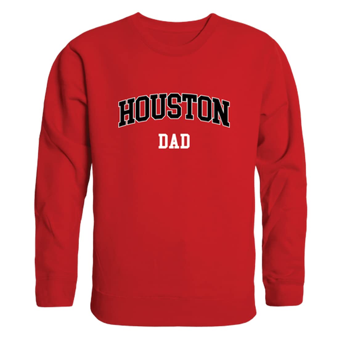 University of Houston Dad Crewneck T-Shirt - Red 2XL | Comfortable Cotton Apparel for College Parents | Perfect for Game Day, Family Gatherings & Alumni Events
