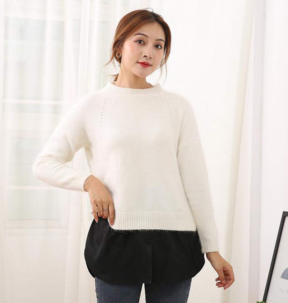 2 Pcs Adjustable Layering Fake Hem Shirt Extender Mini Skirt - Half-Length Split Design for Women's Fashion Layering, Perfect for Tops, Dresses & Style Enhancement