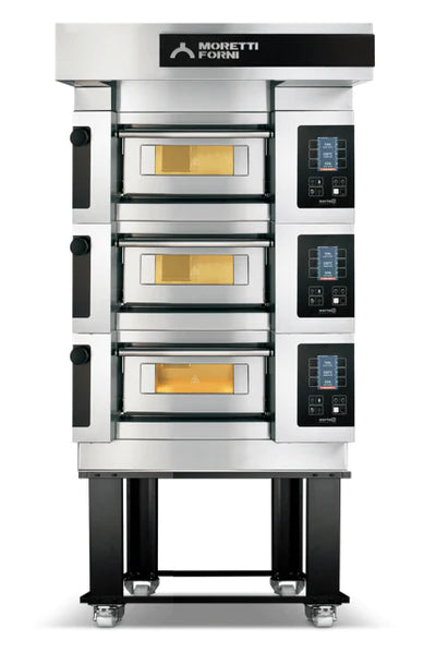 AMPTO Serie S Modular Electric Pizza Oven - 18.75x29x6.25 Inch Chamber (Model S50E3) | Commercial & Home Kitchen Use for Restaurants, Pizzerias & Outdoor Cooking