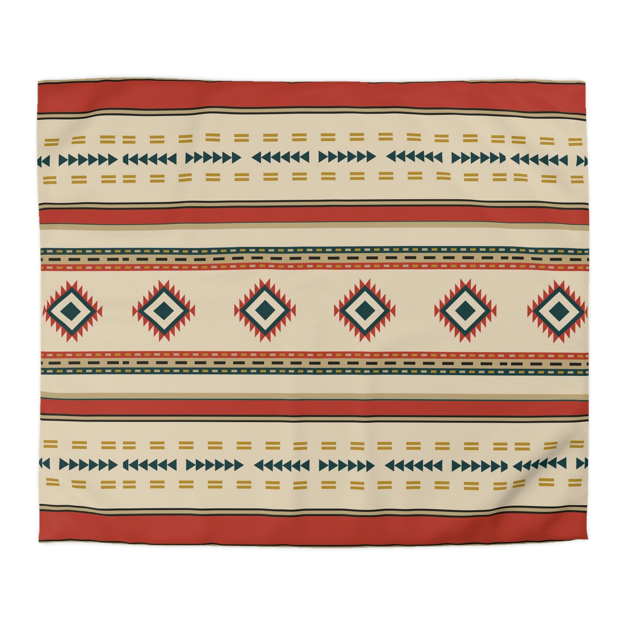 Sunrise Canyon Microfiber Duvet Cover Set - Queen & Twin Size, Soft Southwestern Farmhouse Bedding Decor for Comforters - Perfect for Guest Rooms, Master Bedrooms & Cozy Home Styling