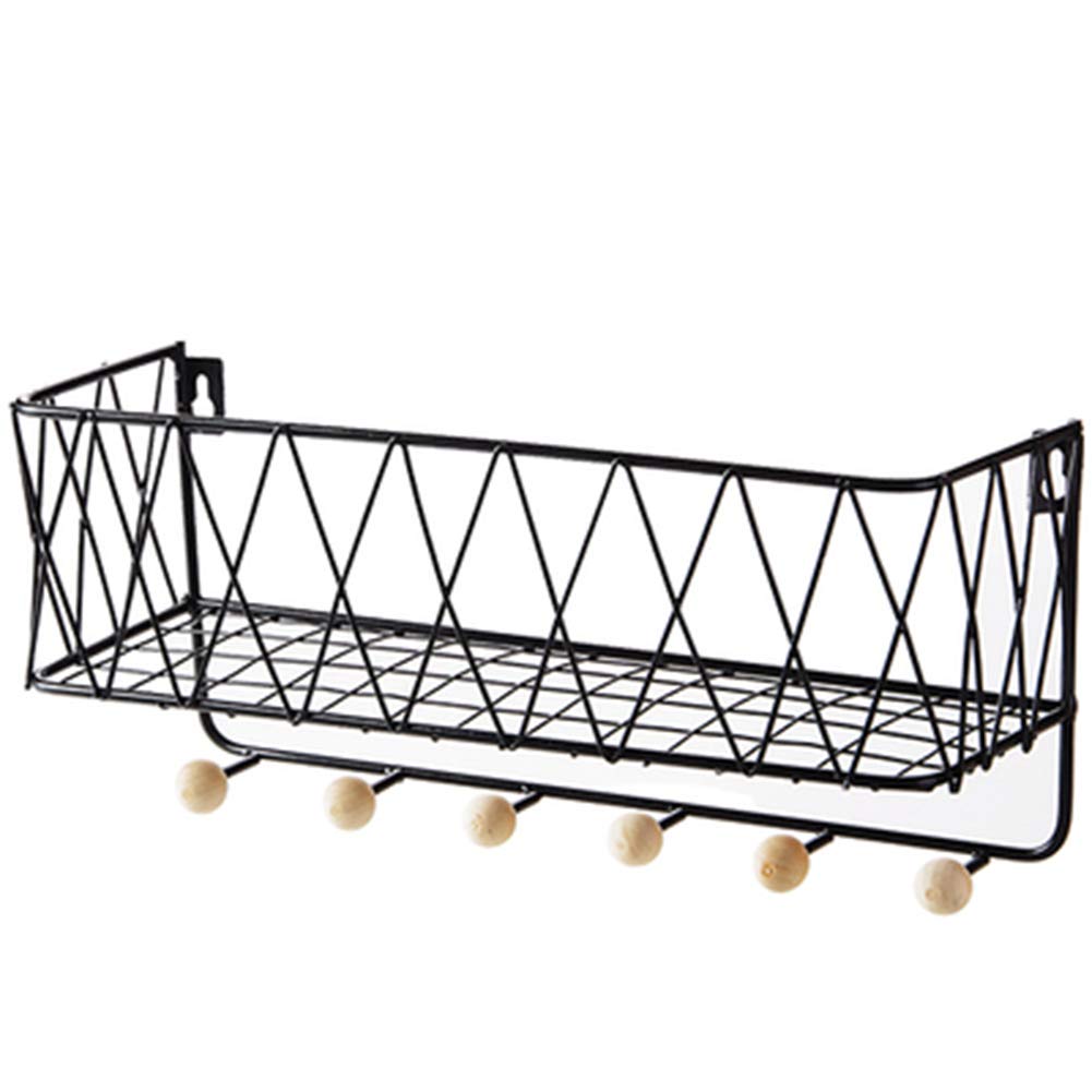 Over the Cabinet Door Storage Basket - Space Saving Under Shelf Organizer for Kitchen, Bathroom & Pantry - Hanging Rack for Towels, Spices & Cleaning Supplies - Perfect for Small Space Organization & Home Storage Solutions