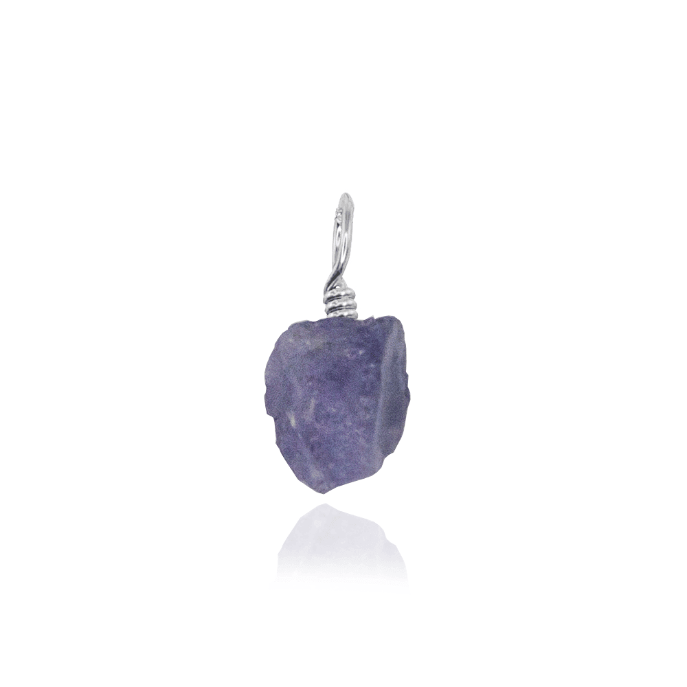 Natural Tanzanite Crystal Pendant Necklace - Genuine Raw Tanzanite Jewelry for Women - Perfect for Everyday Wear, Special Occasions & Gift Giving