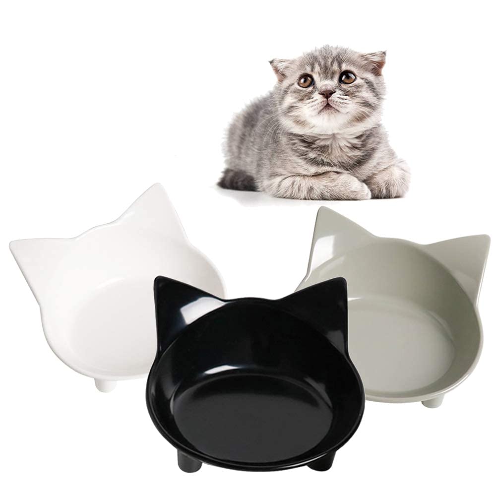 Skrtuan Non-Slip Pet Bowl - Wide Shallow Dog & Cat Food Dish for Whisker Fatigue Relief, Safe Food-Grade for Puppies, Kittens & Rabbits - Perfect for Mealtime Comfort at Home or Travel