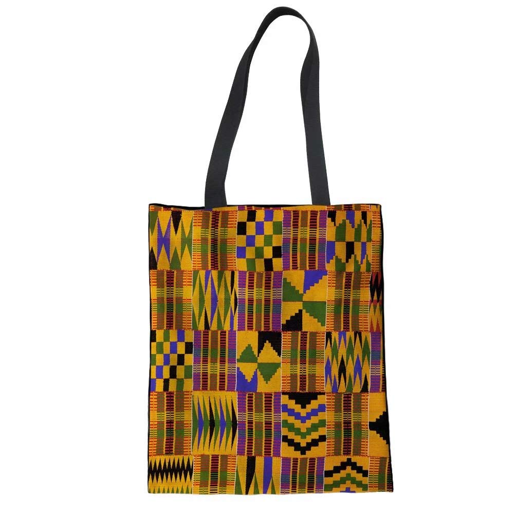 FOR U DESIGNS Women's Canvas Reusable Tote Bag - Eco-Friendly Shopping Bag, Book Bag & Grocery Tote - Perfect for Work, School, Travel & Beach Day