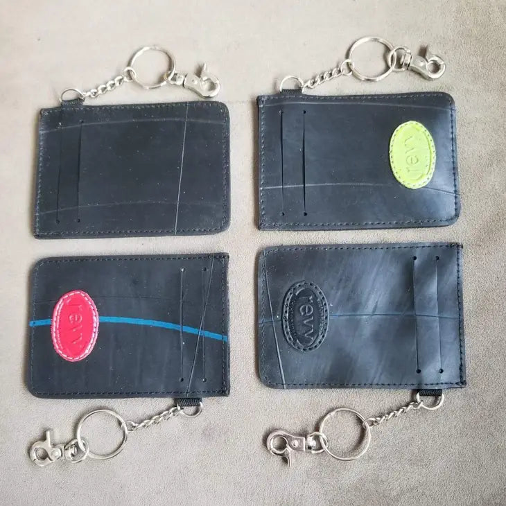 Revy Card Wallet With Chain - RFID Blocking Slim Wallet for Men & Women - Perfect for Travel, Shopping, and Everyday Use