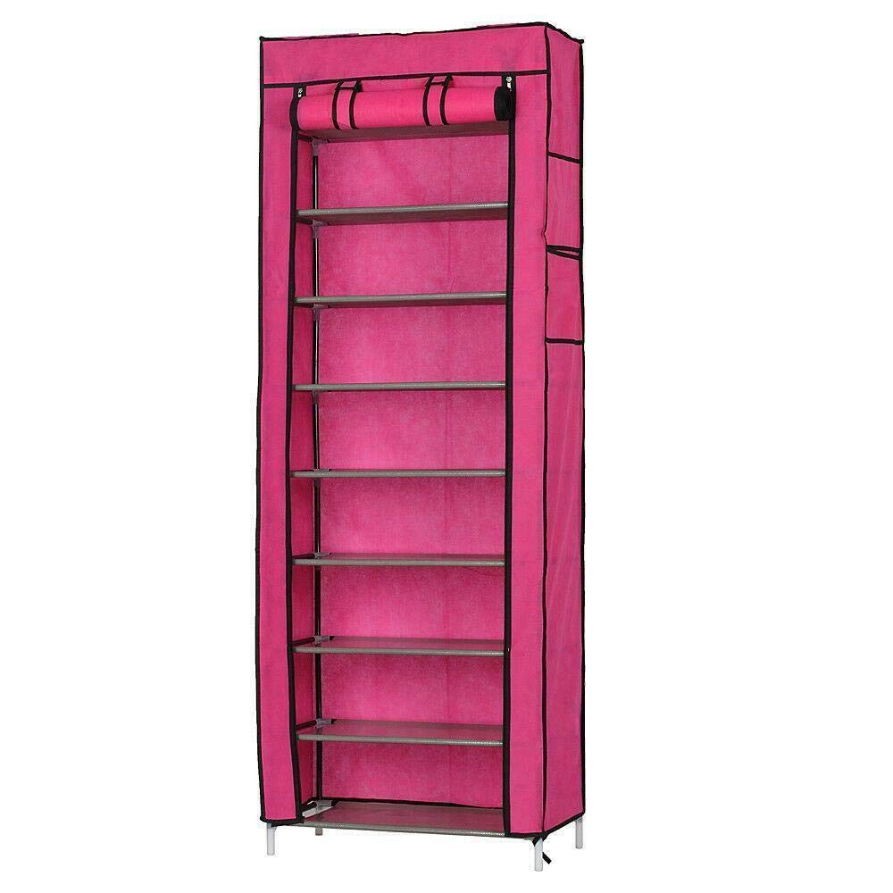 10-Tier Shoe Rack Organizer - Space Saving 9 Shelf Storage Cabinet for Closet & Entryway | Perfect for Storing Shoes, Boots & Accessories | Ideal for Small Spaces & Home Organization