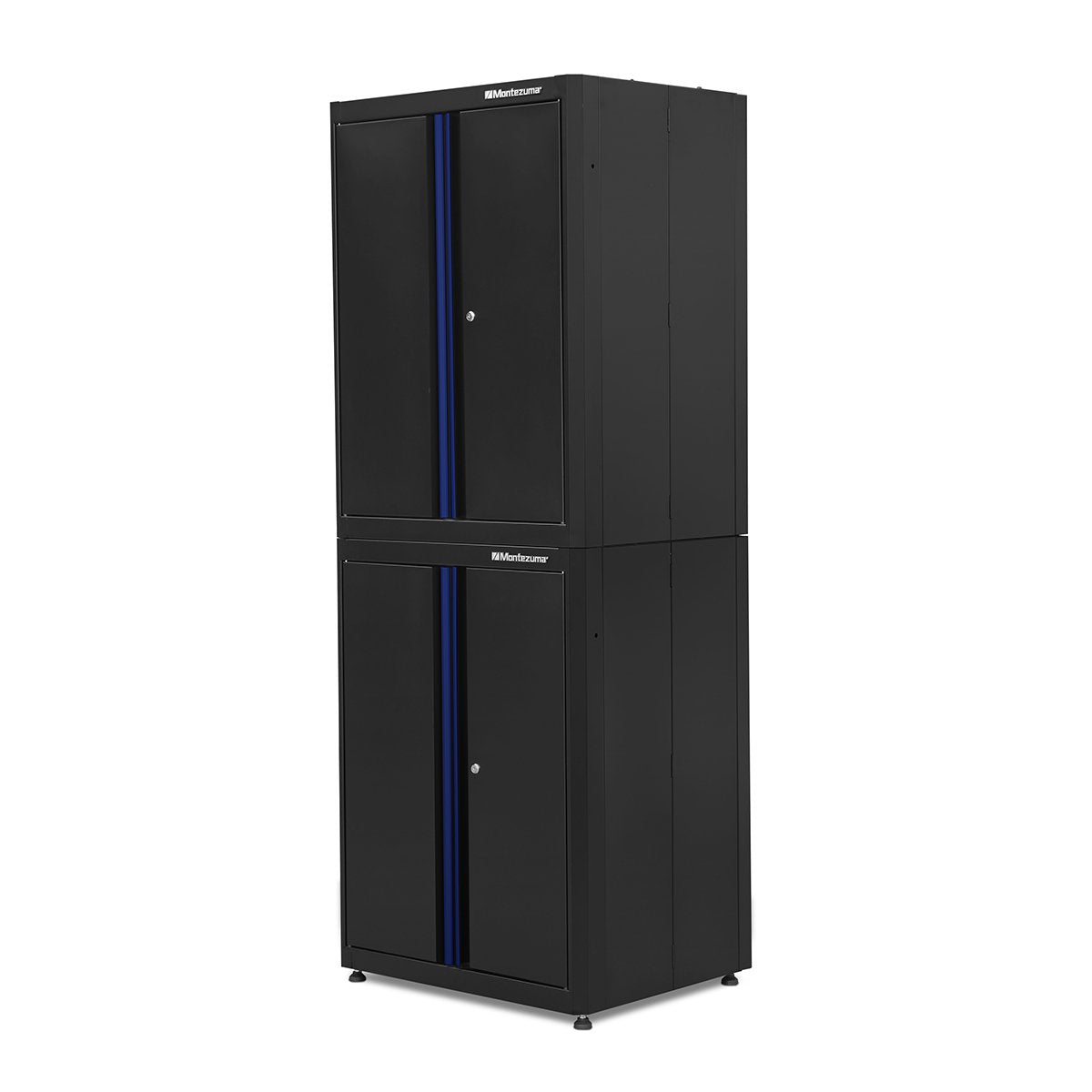 Montezuma 2-Door Stackable Storage Cabinet - Organize Home, Office, or Garage with Durable Metal Shelving Unit