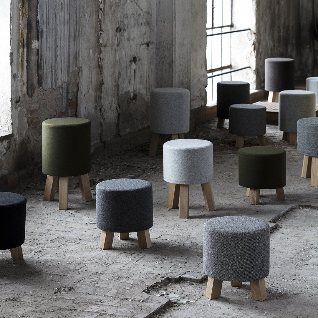 Anne Boysen Stool by Bent Hansen - Modern Scandinavian Wooden Stool for Dining, Kitchen, or Living Room Decor