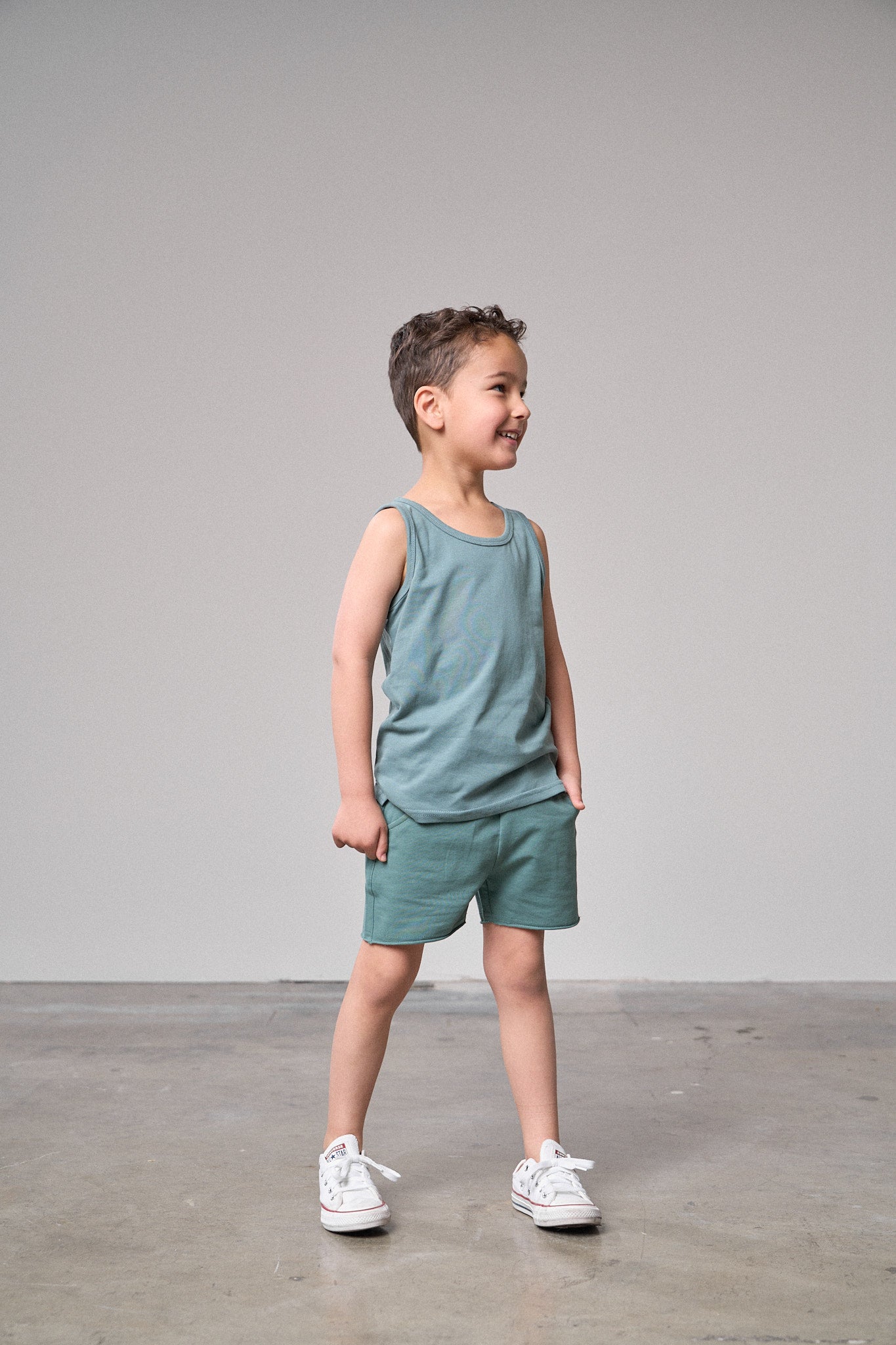 Raw Edge Harem Shorts for Women - Comfortable Teal Lounge Pants - Perfect for Yoga, Home Wear & Casual Outfits