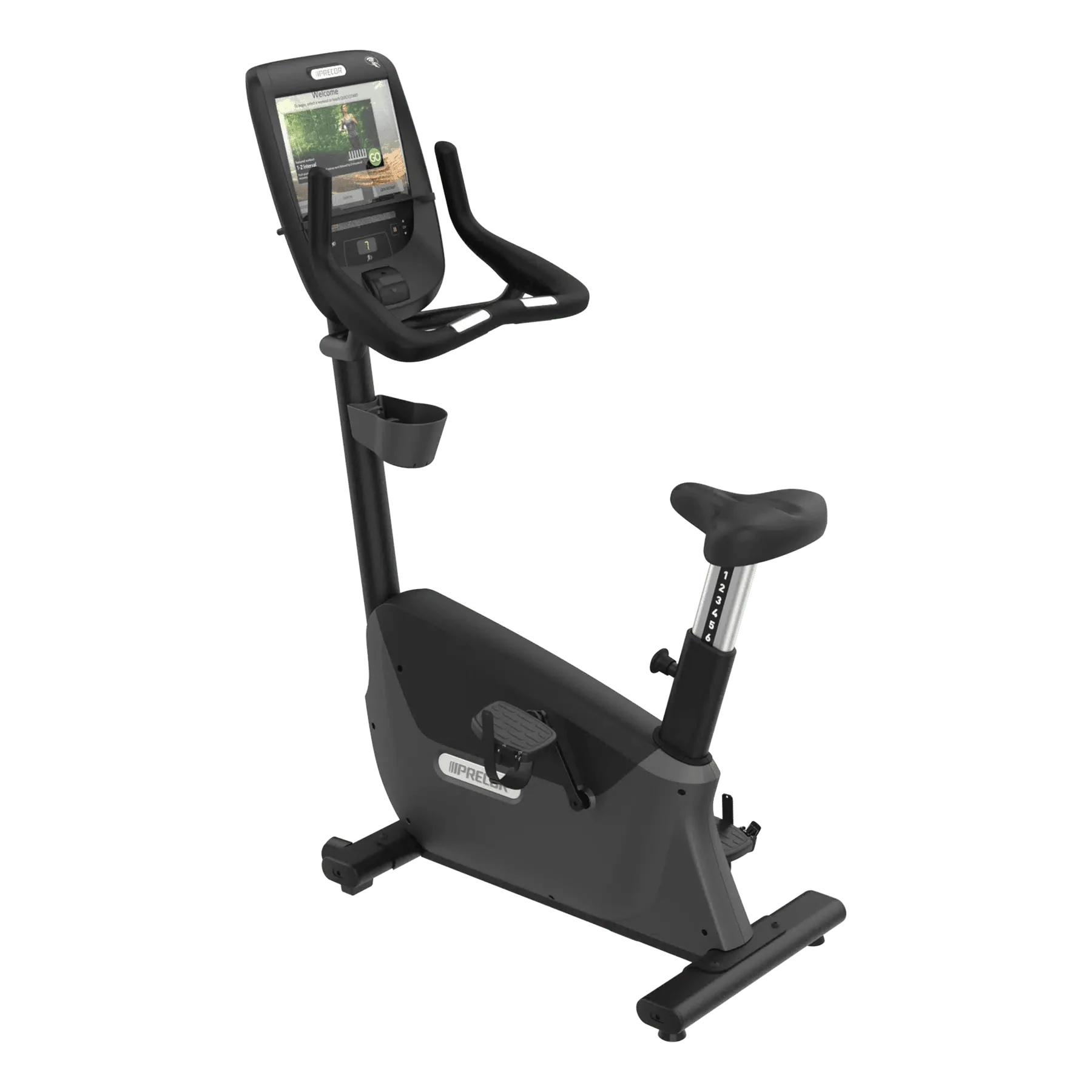 Precor UBK 685 Upright Exercise Bike for Home Gym - Cardio Workout Equipment for Indoor Cycling & Fitness Training