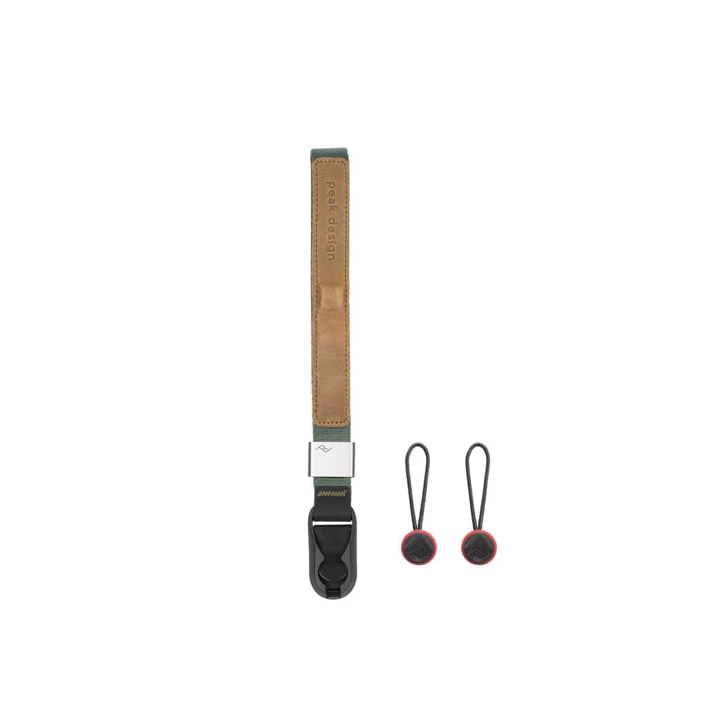 Peak Design Cuff Quick-Release Camera Wrist Strap (Sage Green) - Secure & Comfortable Hand Strap for DSLR, Mirrorless Cameras - Perfect for Travel, Hiking & Outdoor Photography