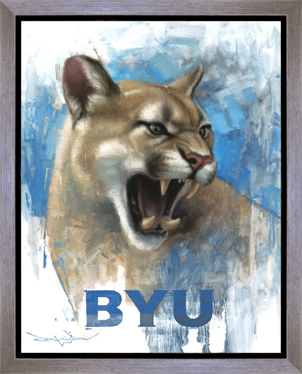 Go Cougs Gallery Wrap Canvas - Premium College Team Wall Art for Home & Office Decor - Perfect for Game Rooms, Dorm Rooms, and Fan Gifts