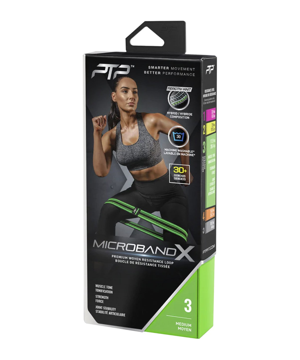 Premium Woven Resistance Band - Medium Strength Microband for Home Workouts, Physical Therapy & Fitness Training - Ideal for Strength Training, Yoga & Mobility Exercises