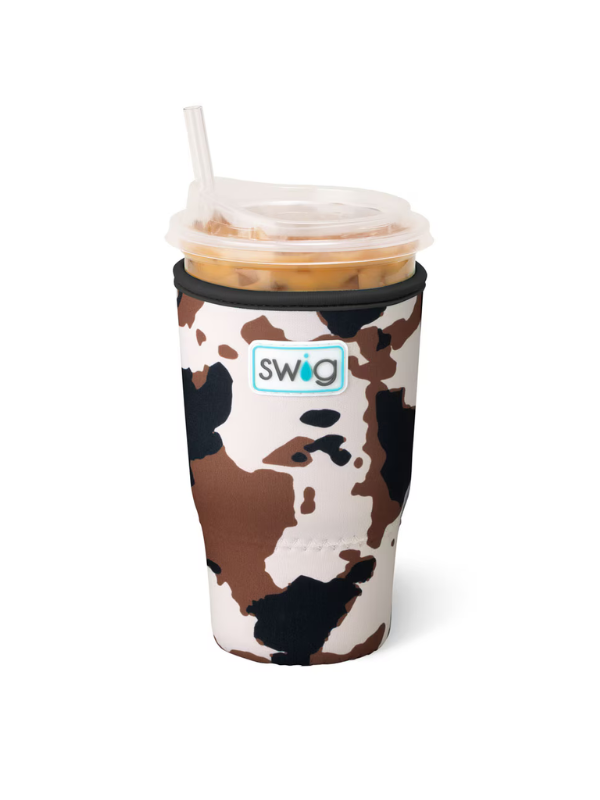 Swig Hayride Large Iced Cup Coolie - Insulated Beverage Sleeve for 30oz Tumblers, Perfect for Summer Drinks, Iced Coffee & Outdoor Parties