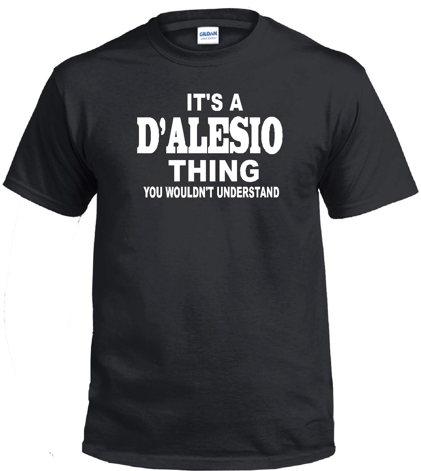 STUFF WITH ATTITUDE D'ALESIO Black T-Shirt | Trendy Streetwear