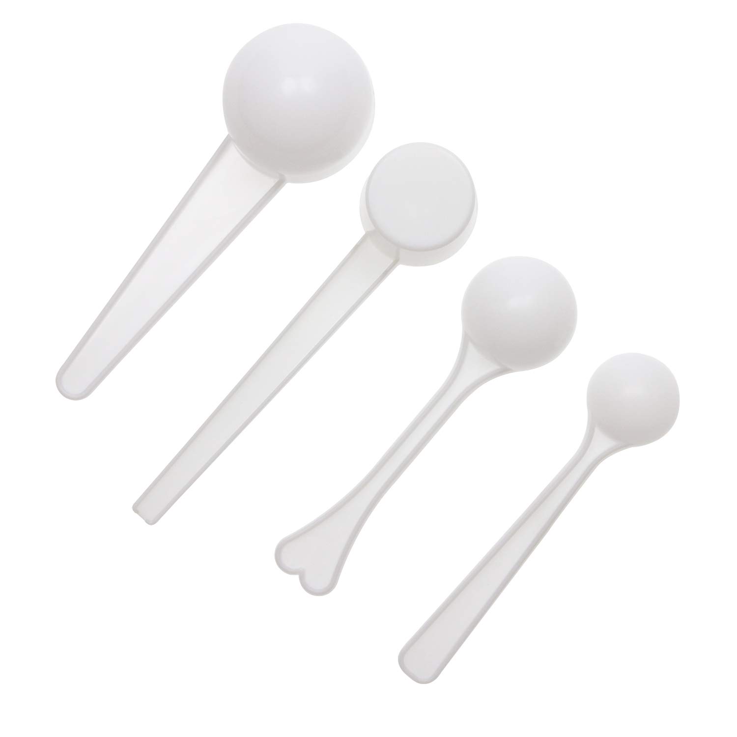 ONLYKXY 1g 3g 5g 10g Measuring Spoons Set - Stainless Steel Coffee Protein Powder Scoop for Kitchen Baking Cooking (Perfect for Coffee, Protein Shakes, Baking Ingredients & Spices)