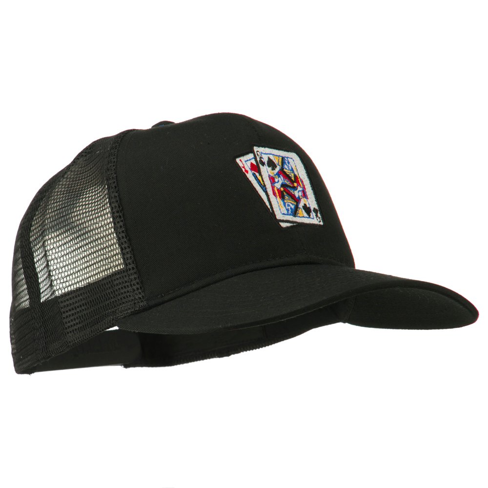 e4Hats.com Gaming Pinochle Embroidered Mesh Cap - Stylish Breathable Hat for Card Games, Outdoor Activities & Casual Wear