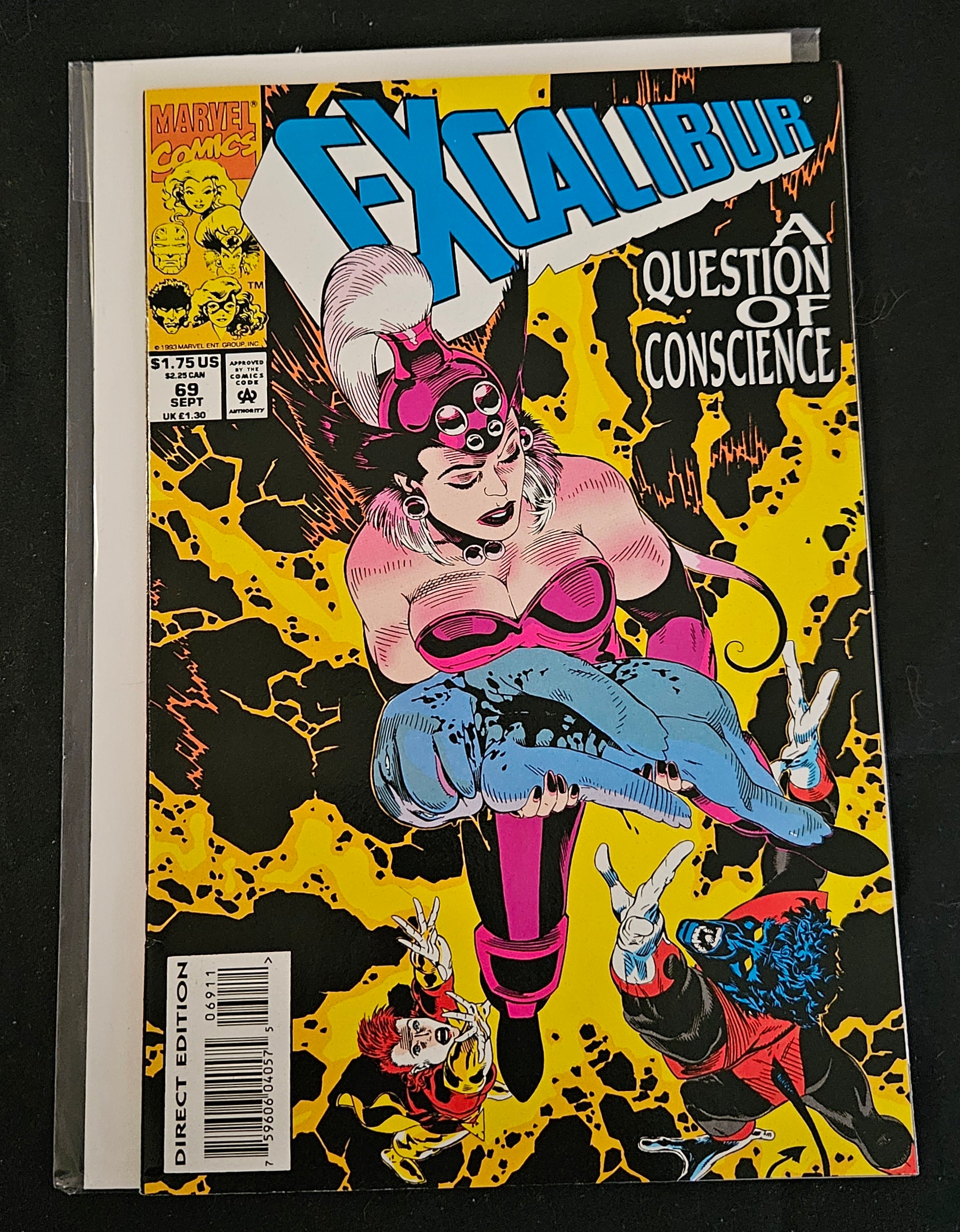 Marvel Comic Book Excalibur #69 (Dec 1993) - Nightmare Logic - Near Mint Condition - Collectible Superhero Comics for Marvel Fans & Comic Book Collectors - Perfect for Displays, Gifts & Investment