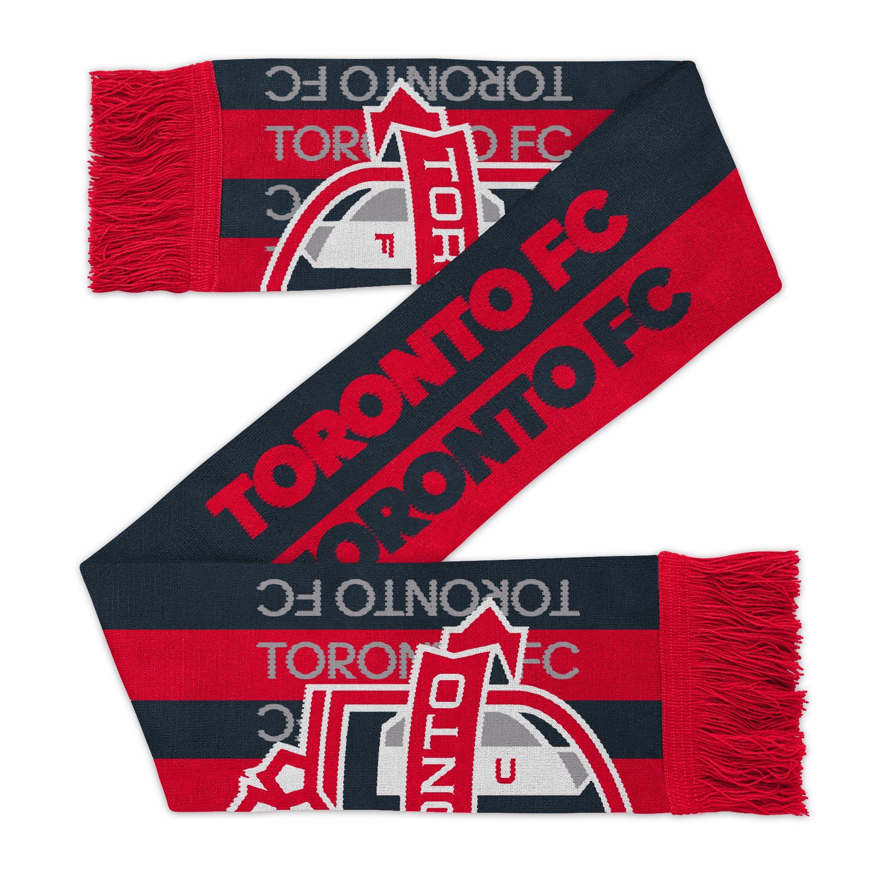 Outerstuff MLS Unisex Kids Fan Stripe Scarf - Perfect for Soccer Games, Team Spirit & Cold Weather (Youth Size)
