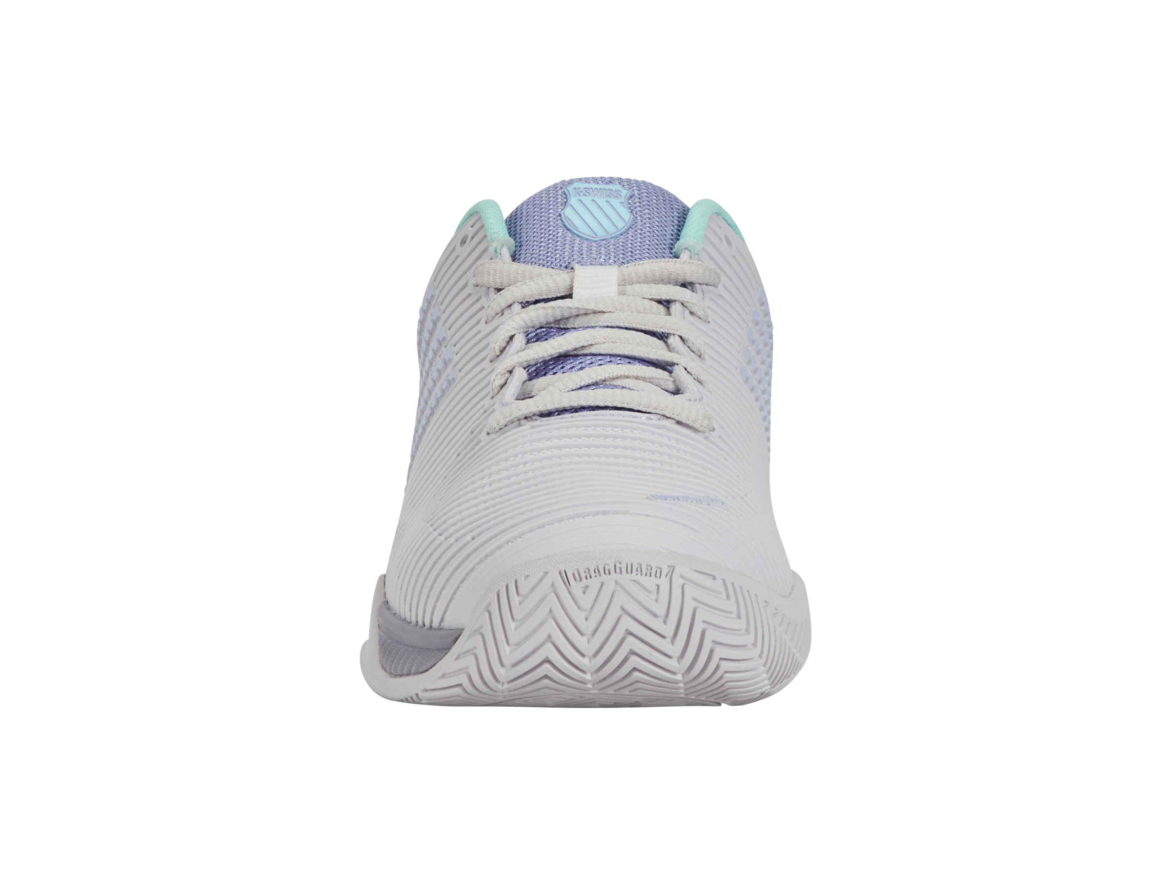 Hypercourt Express 2 Women's Running Shoes - Nimbus Cloud/Lilac Gray/Neon Purple | Lightweight Cushioned Sneakers for Gym, Workout & Daily Wear | Size 96613 020 M