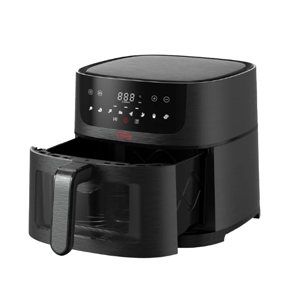 Treno 8QT Digital Air Fryer with Viewing Window - Healthy Oil-Free Cooking for Family Meals, Snacks & Meal Prep