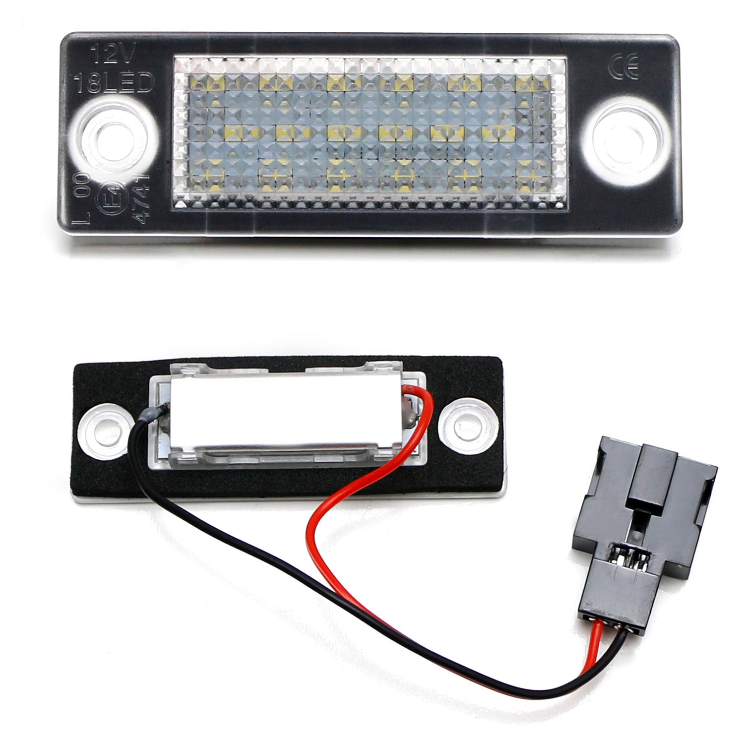 18 SMD White LED License Plate Lights for Volkswagen 2001-2005 Passat & 2005-2010 Jetta - Bright Replacement Bulbs for Nighttime Visibility & Enhanced Style