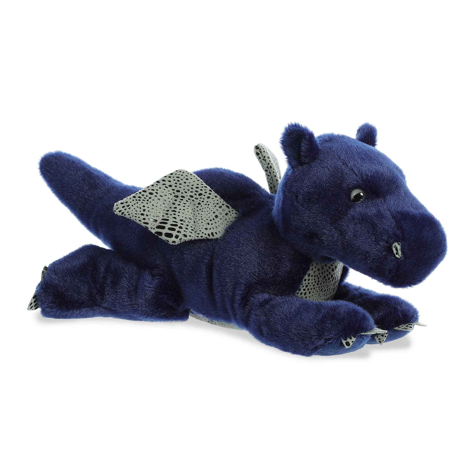 **Aurora® Adorable Flopsie™ Sapphire Dragon™ Plush Stuffed Animal - 12 Inch Blue Soft Toy for Kids, Cute Dragon Plushie for Cuddling & Gifts - Perfect for Bedtime, Playtime & Collectors**