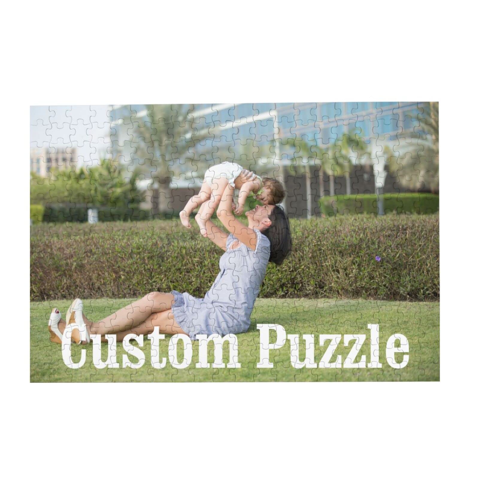 Custom Photo Jigsaw Puzzle - Personalized 300/500/1000 Piece Puzzle for Adults & Kids - Unique Gift for Wedding, Graduation, Family Memories - Perfect for Home Decor, Game Nights & Special Occasions