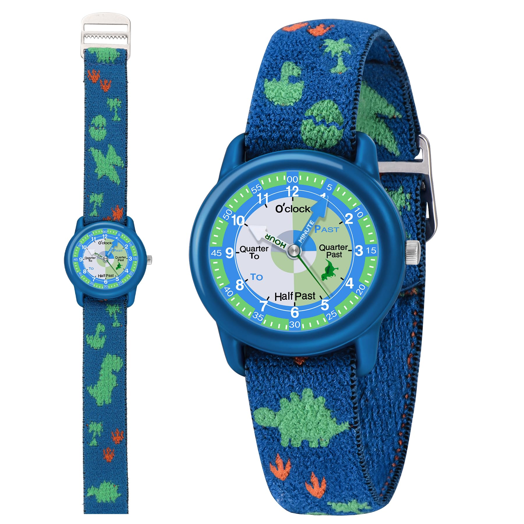 Waterproof Kids Watch with Elastic Strap for Ages 3-12 | Learning Timepiece for Toddlers | Perfect Gift for School & Play