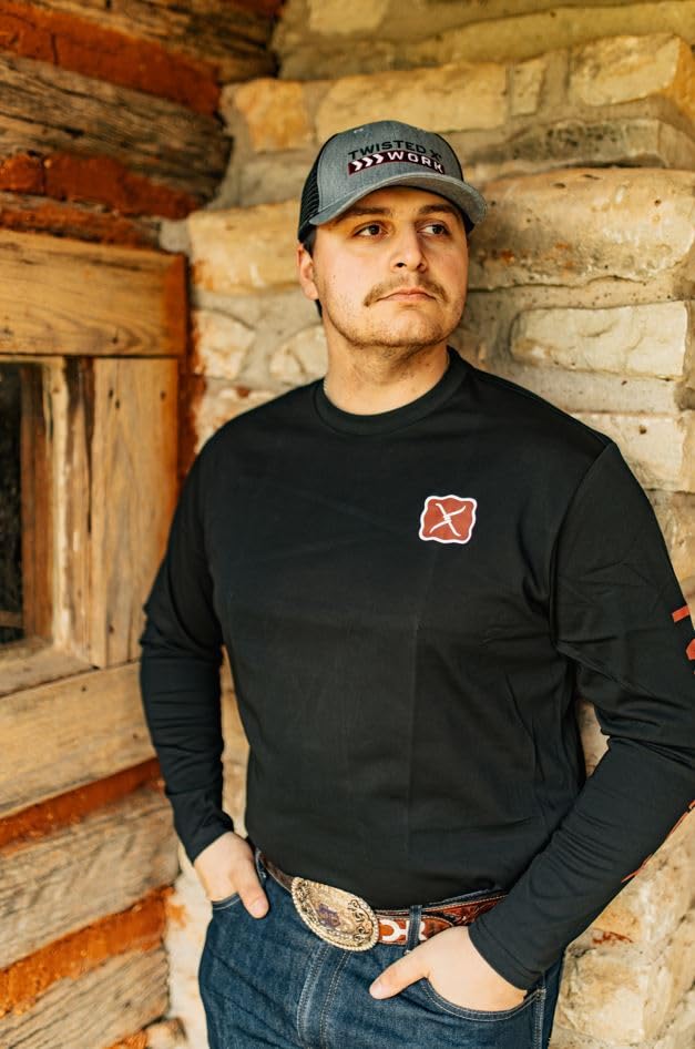 **Twisted X Unisex Long Sleeve Shirt - Comfortable & Stylish Cotton Shirt for Men & Women - Perfect for Casual Wear, Outdoor Activities & Work**