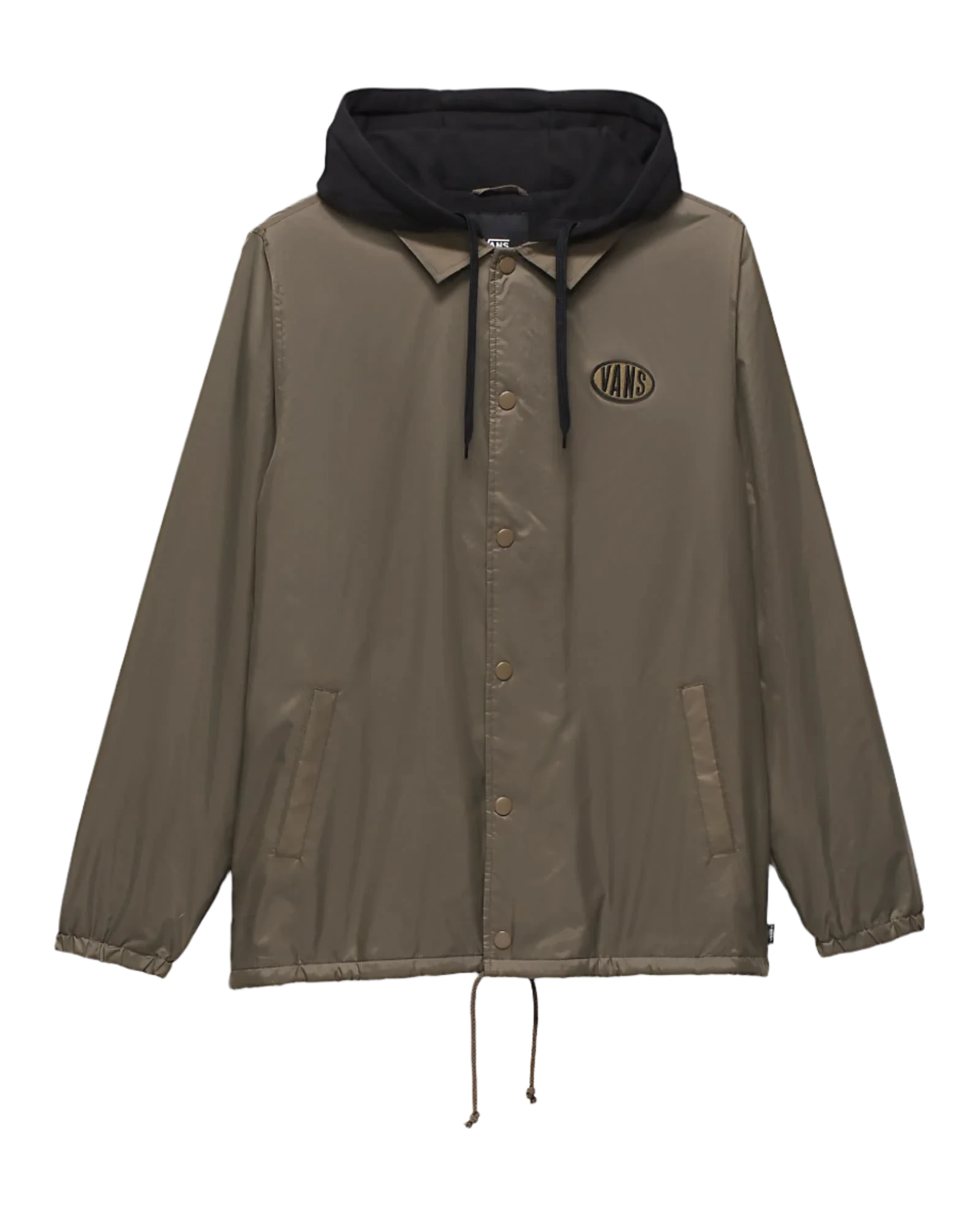 VANS Riley II Coach Jacket with Bungee Cord - Stylish Windbreaker for Men & Women - Perfect for Skateboarding, Streetwear Fashion, and Outdoor Activities