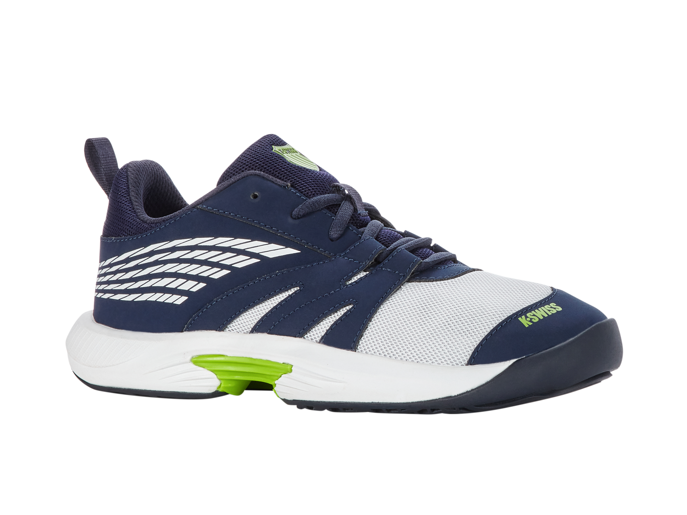 SPEEDTRAC Running Shoes 87392 967 M - White/Peacoat/Lime Green | Lightweight Athletic Sneakers for Men | Perfect for Jogging, Gym Workouts & Casual Wear