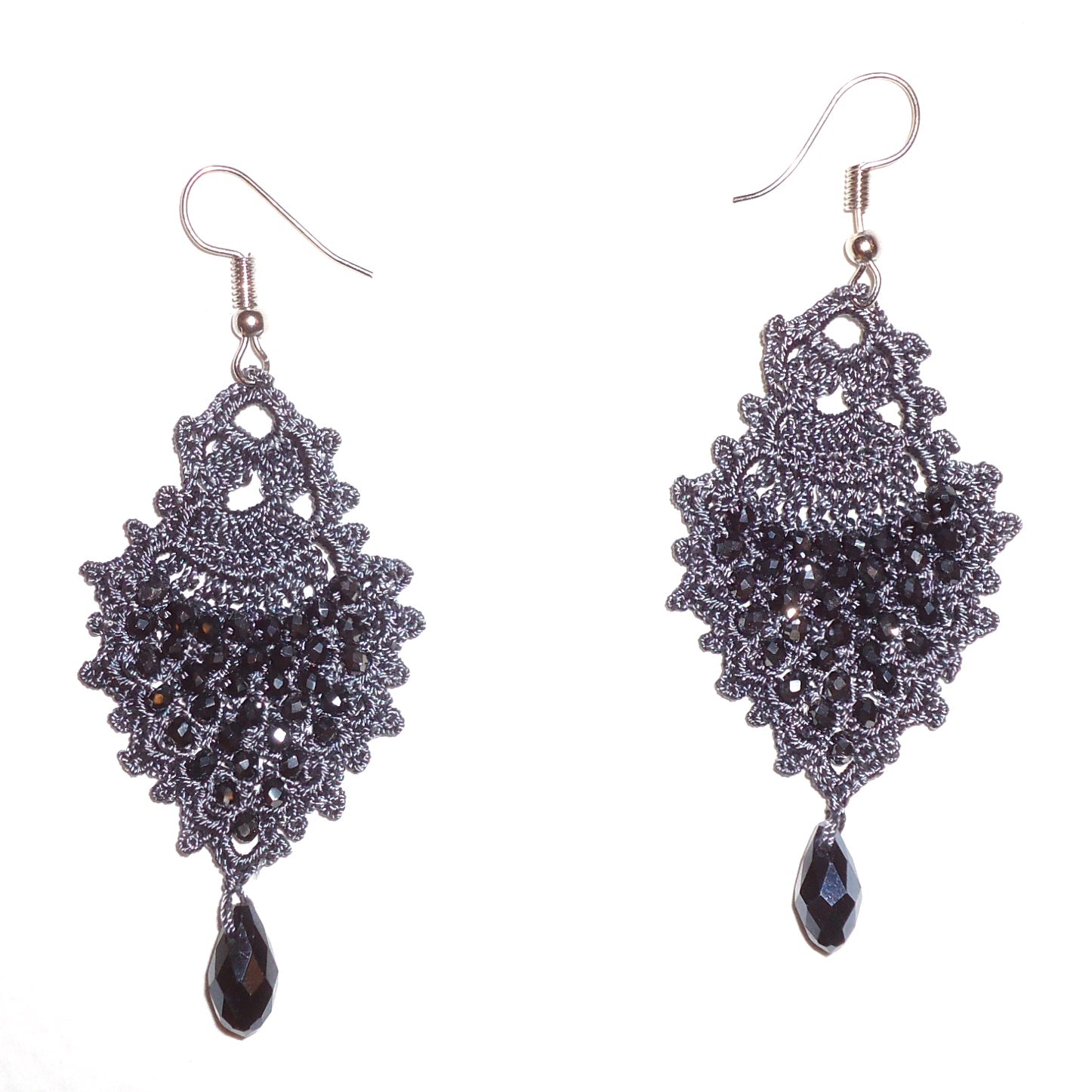Charcoal Sole Earrings - Stylish & Lightweight Hoop Earrings for Women | Perfect for Everyday Wear, Parties & Special Occasions