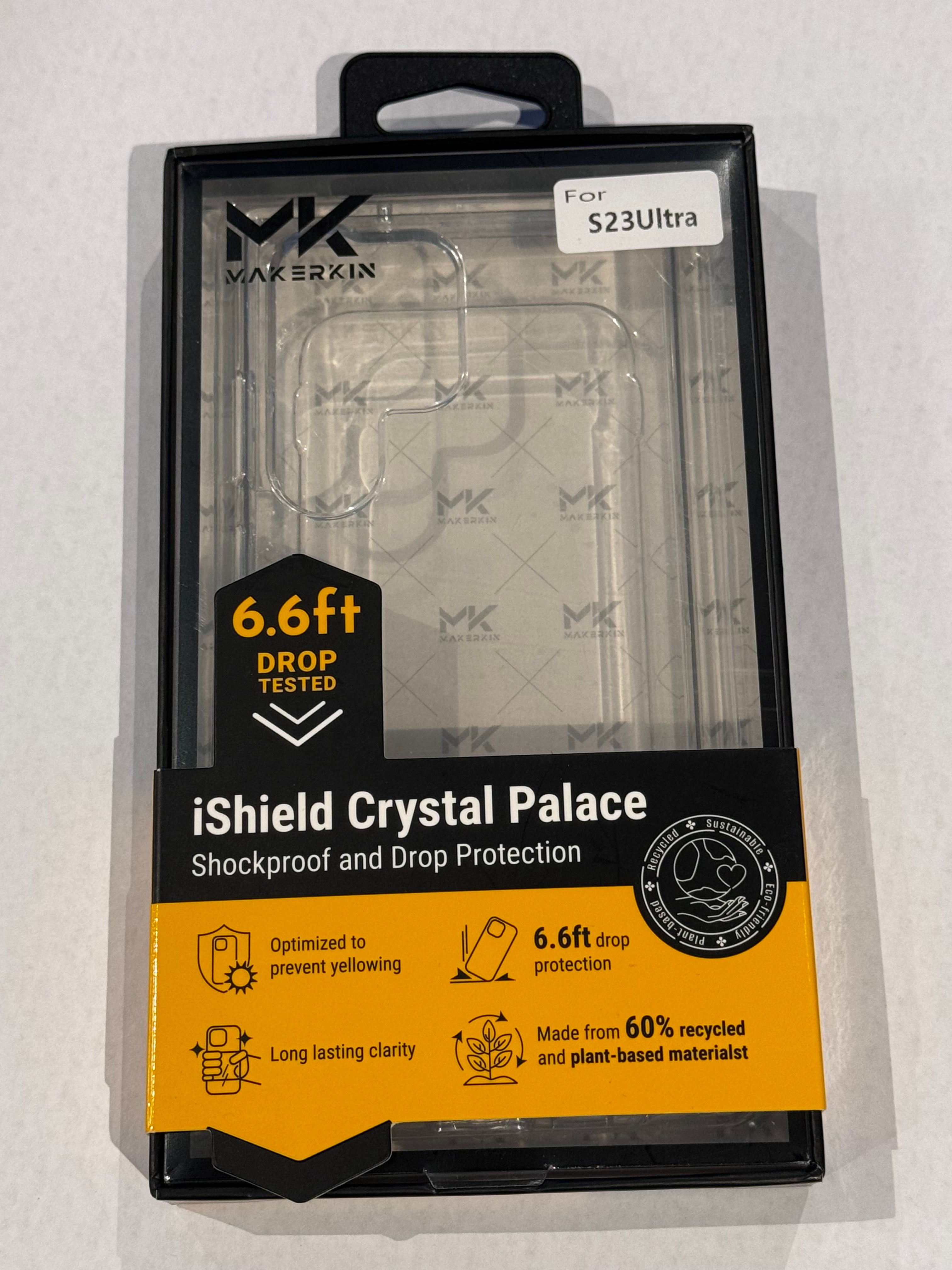 Samsung Galaxy S23 Ultra Case - iShield Crystal Palace Shockproof & Drop Protection - Perfect for Outdoor Activities, Travel & Daily Use