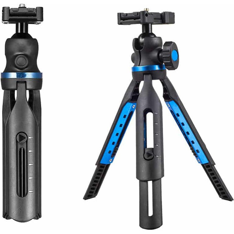 Apexel JJ06 Compact Retractable Table Top Tripod Stand - Perfect for Smartphones, Cameras & Vlogging at Home or Travel
