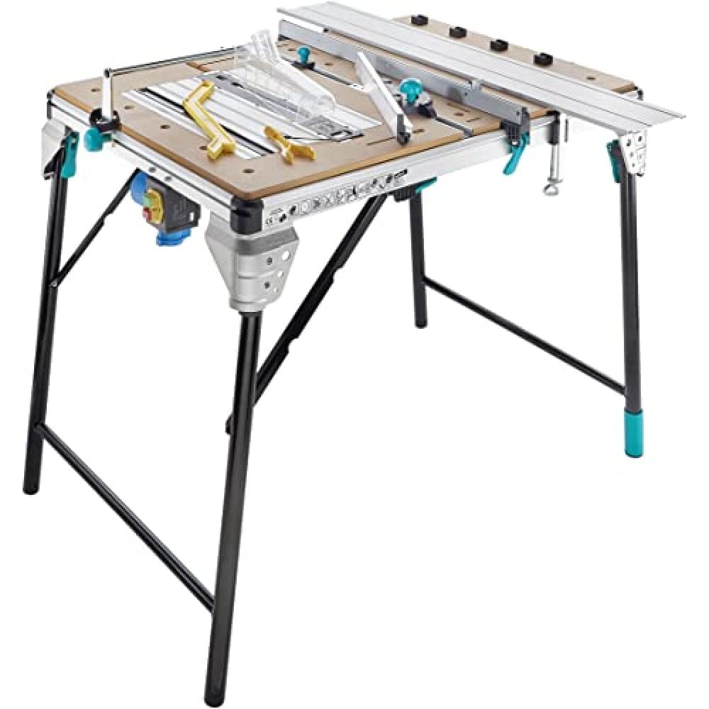 MASTER Cut 2500 Professional Saw Table & Workstation - Heavy Duty Woodworking Bench for DIY Projects & Home Workshops