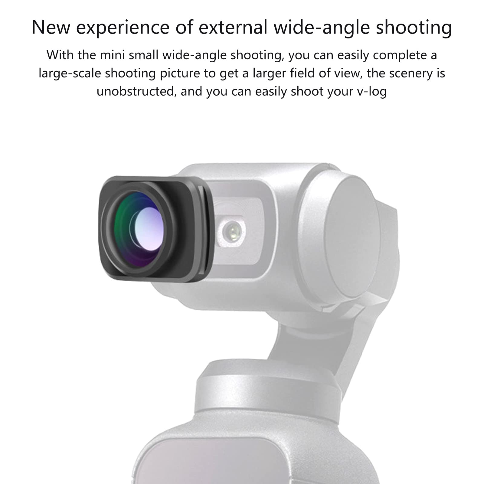 Magnetic Camera Lens Filter for Pocket Gimbal - Compatible with Handheld Stabilizers | Perfect for Vlogging, Travel & Action Photography