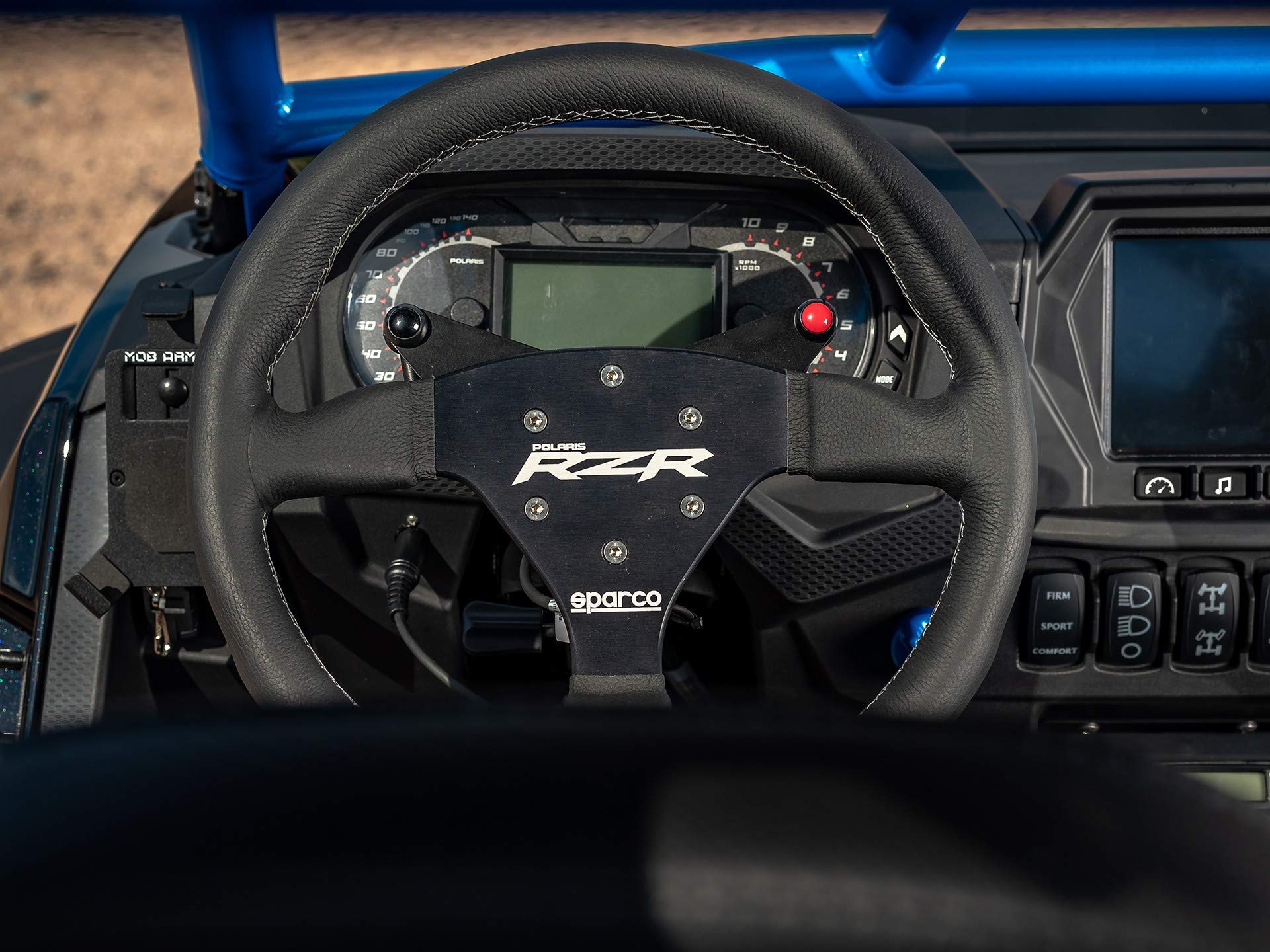 UTV INC 6 Bolt Steering Wheel Kit with Momentary Horn & PTT Push Button Switch - Universal Fit for Off-Road Vehicles, ATV, UTV & Side by Side - Perfect for Racing, Trail Riding & Off-Road Adventures