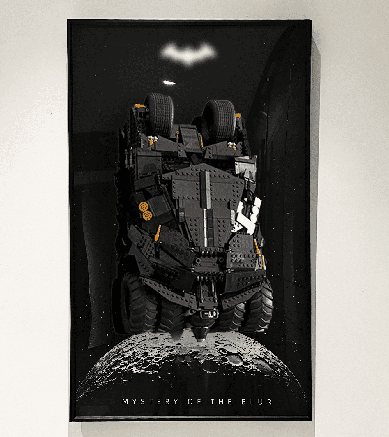 Lego DC Batman Batmobile Tumbler 76240 Wall Display Frame - Showcase Your Iconic Batmobile Model Car | Perfect for Home Decor, Office Display & Collector's Showcase