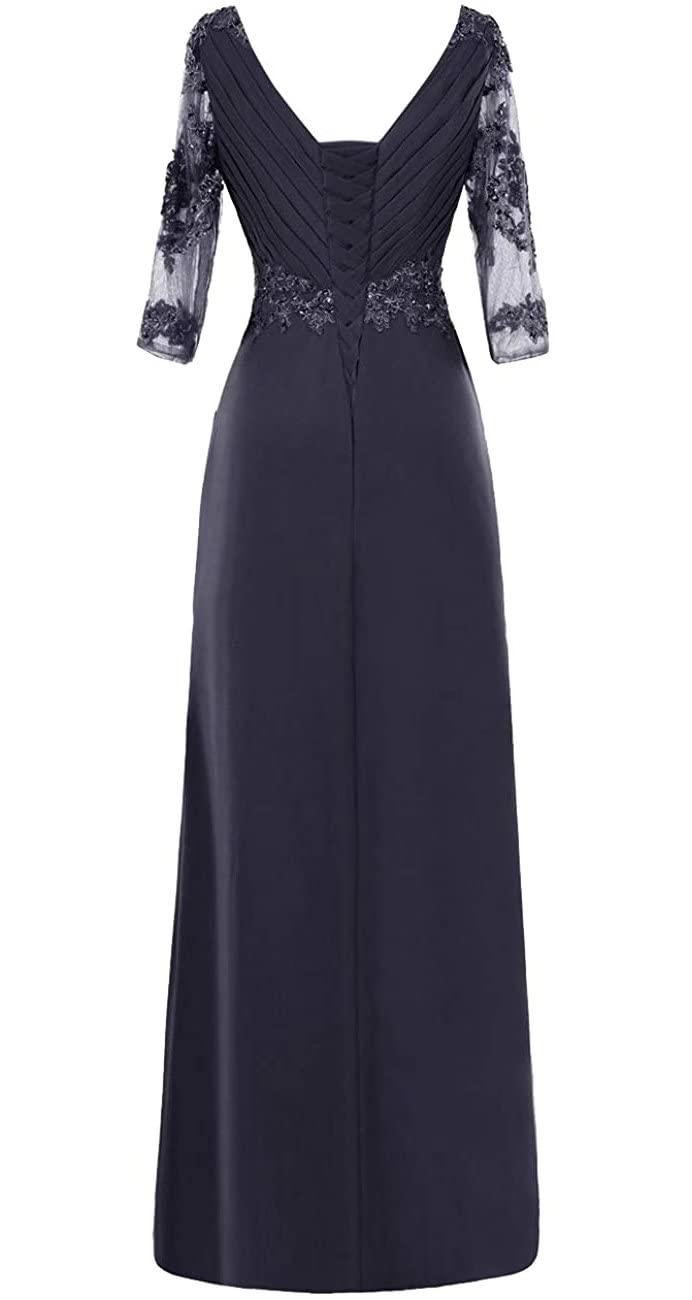 Elegant Plus Size Mother of The Bride Dresses with Sleeves - Long Formal Wedding Gown for Evening Party & Special Occasions | Perfect for Weddings, Receptions, and Formal Events