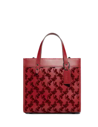 Coach Field Tote 22 Crossbody Bag with Horse & Carriage Print - Stylish Leather Shoulder Purse for Women, Perfect for Work, Travel & Everyday Use