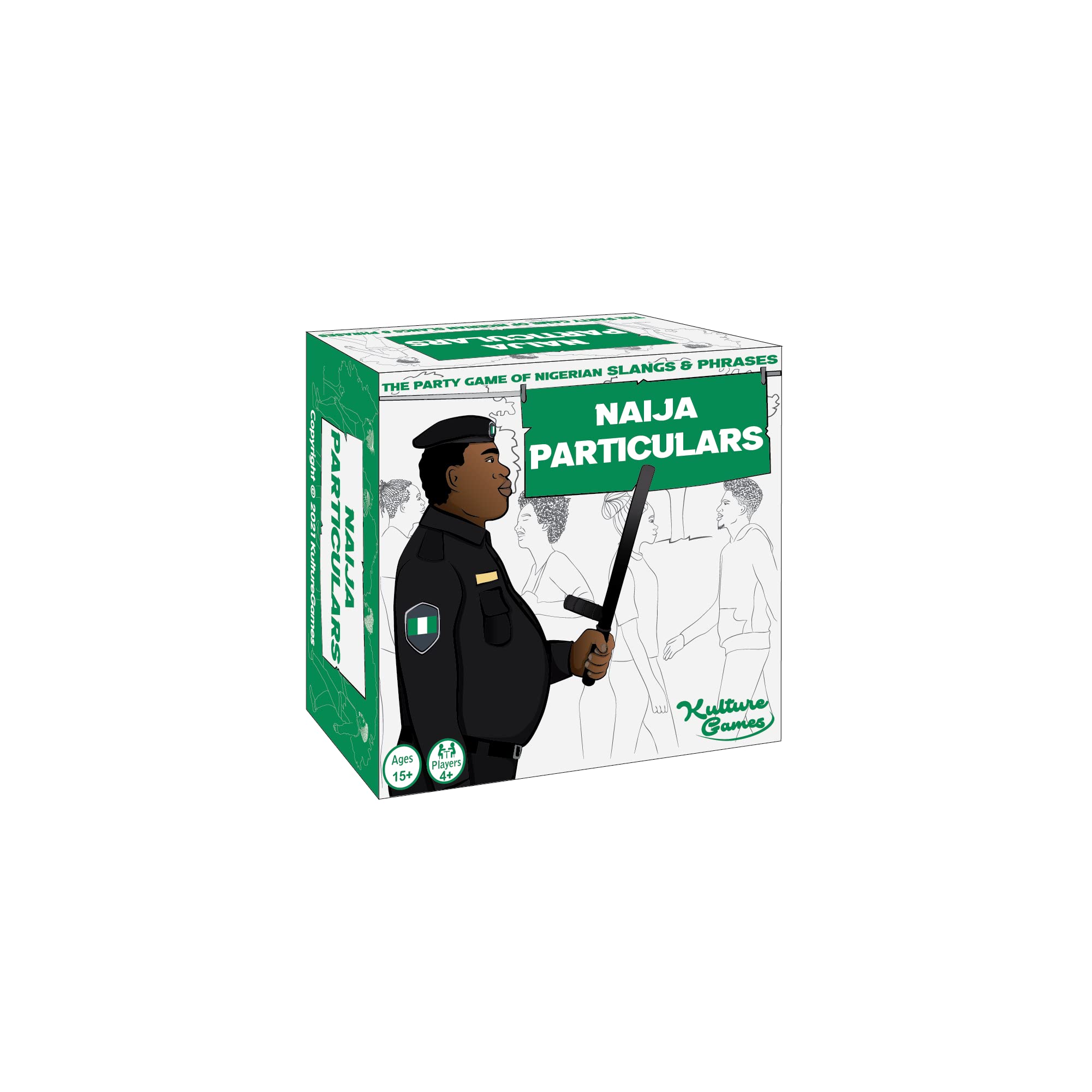Kulture Games Naija Particulars - Nigerian Slang & Phrase Party Card Game for Family Gatherings, Game Nights & Cultural Events | Fun Nigerian-Themed Gift for Adults & Friends | Perfect for Birthday Parties, Cultural Celebrations & Social Gatherings